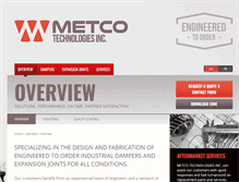 Tablet Screenshot of metco-tech.com